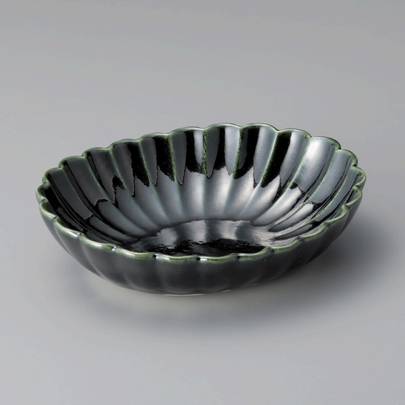 金正陶器 織部菊割盛鉢 1個(ご注文単位1個)【直送品】