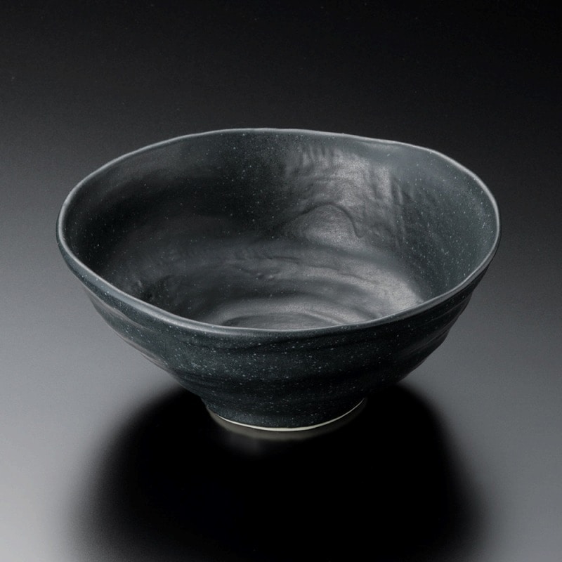 金正陶器 黒銀手造風大鉢 1個(ご注文単位1個)【直送品】
