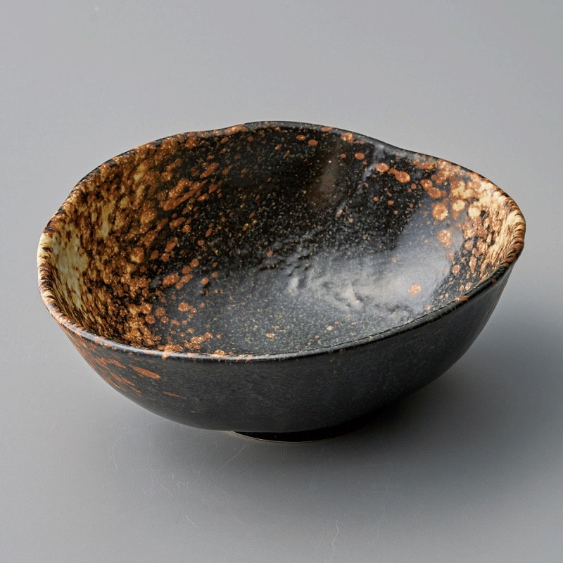 金正陶器 吹備前変形大鉢 1個(ご注文単位1個)【直送品】