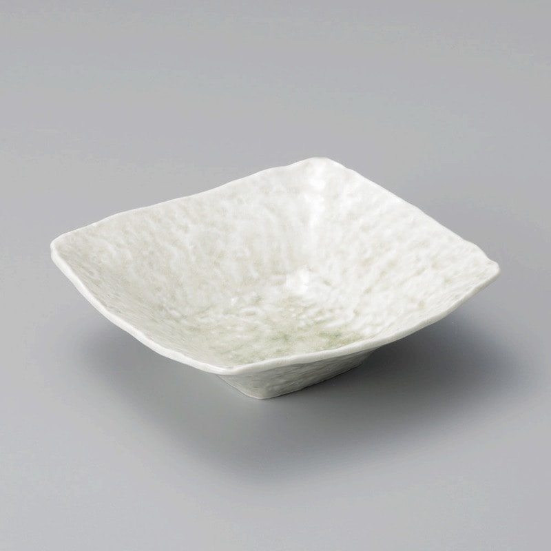 金正陶器 灰釉ヒワ四方鉢 1個(ご注文単位1個)【直送品】