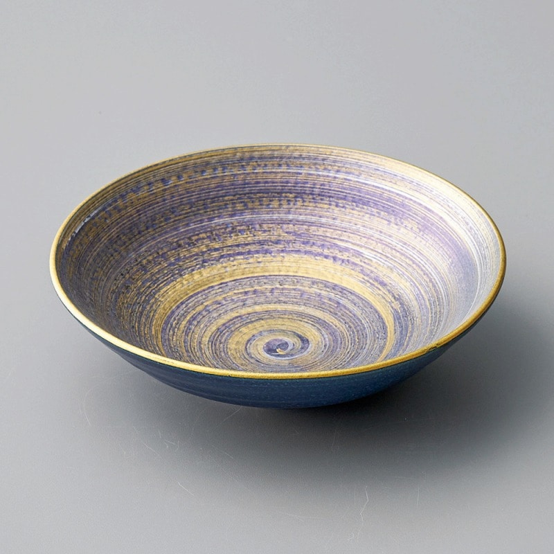 金正陶器 青釉紫金彩5.5寸鉢 1個(ご注文単位1個)【直送品】
