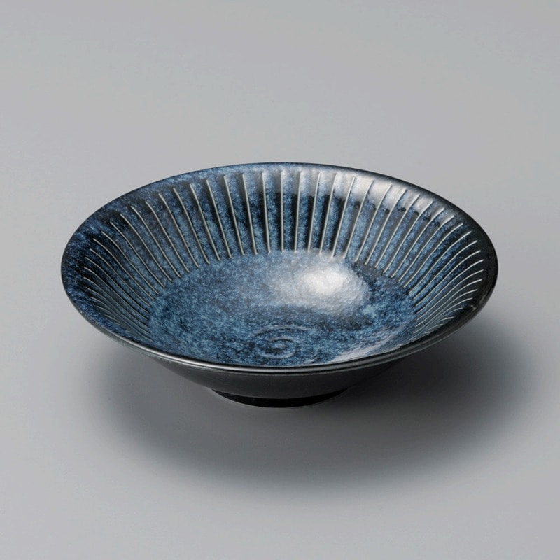 金正陶器 コバルト雲海平鉢 1個(ご注文単位1個)【直送品】