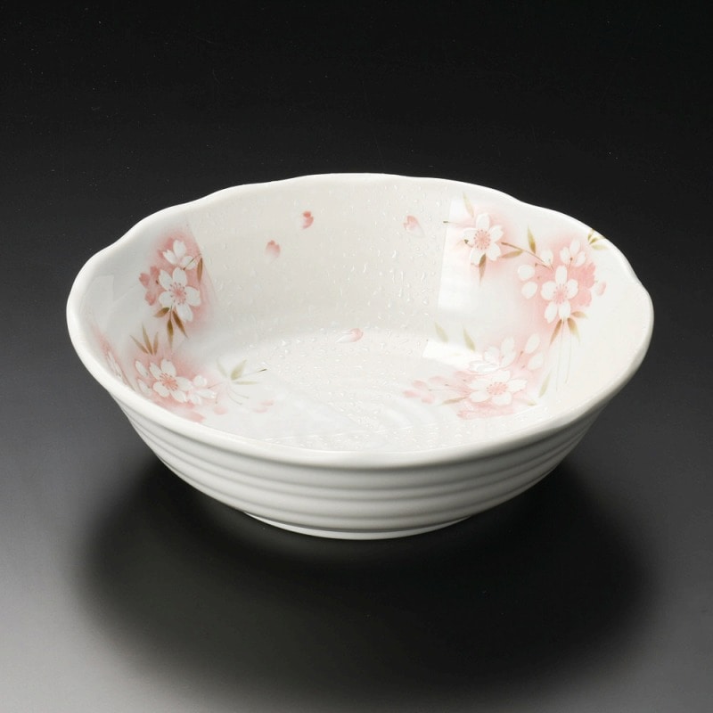 金正陶器 間取桜5.5鉢 1個(ご注文単位1個)【直送品】