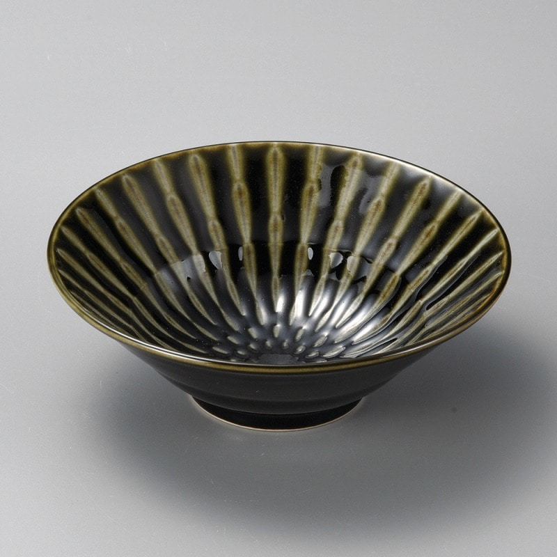 金正陶器 フォーカス織部輪二重5.5寸深鉢 1個(ご注文単位1個)【直送品】