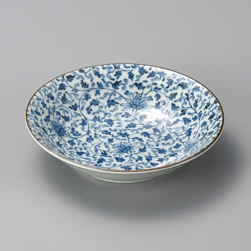 金正陶器 菊唐草4.0浅鉢 1個(ご注文単位1個)【直送品】