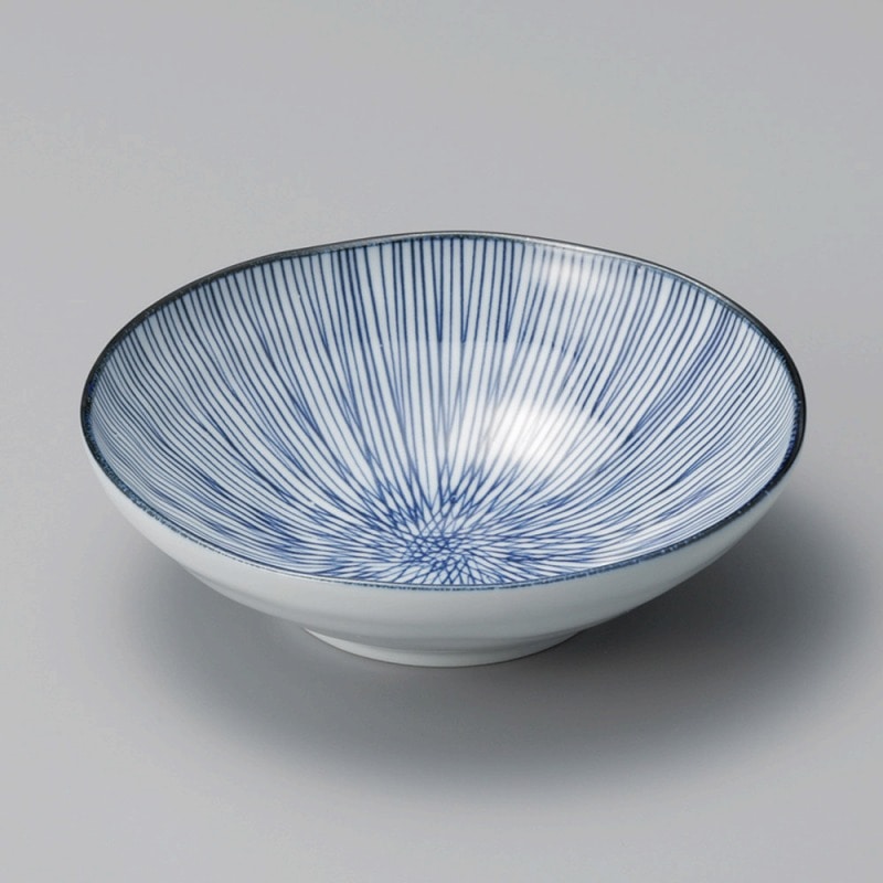 金正陶器 細十草なぶり4.0浅丼 1個(ご注文単位1個)【直送品】