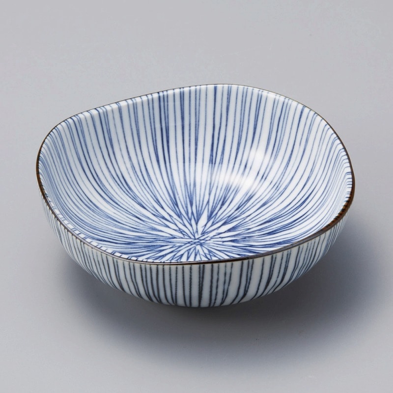 金正陶器 細十草三角4.5鉢 1個(ご注文単位1個)【直送品】