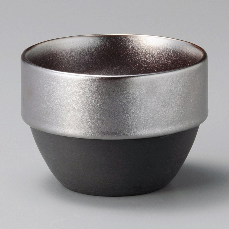 金正陶器 銀彩スタックボール(大) 1個(ご注文単位1個)【直送品】
