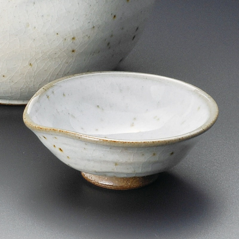 金正陶器 粉引青磁口付盃 1個(ご注文単位1個)【直送品】