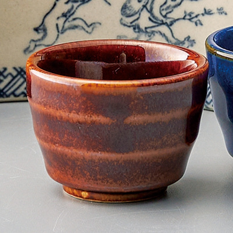 金正陶器 赤盃 1個(ご注文単位1個)【直送品】