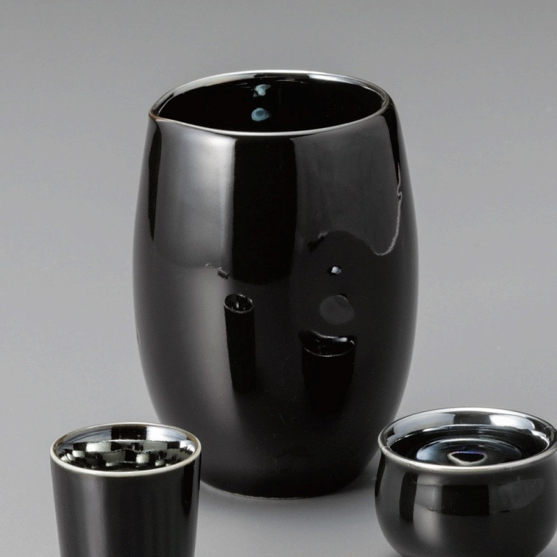 金正陶器 メタリック酒器(ブルー) 1個(ご注文単位1個)【直送品】