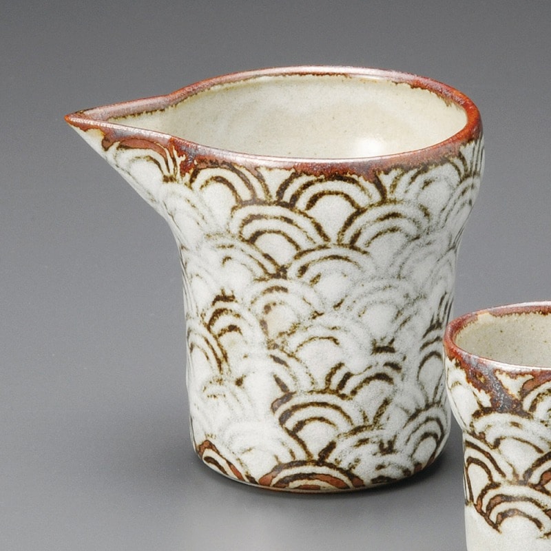 金正陶器 唐津波冷酒器 1個(ご注文単位1個)【直送品】