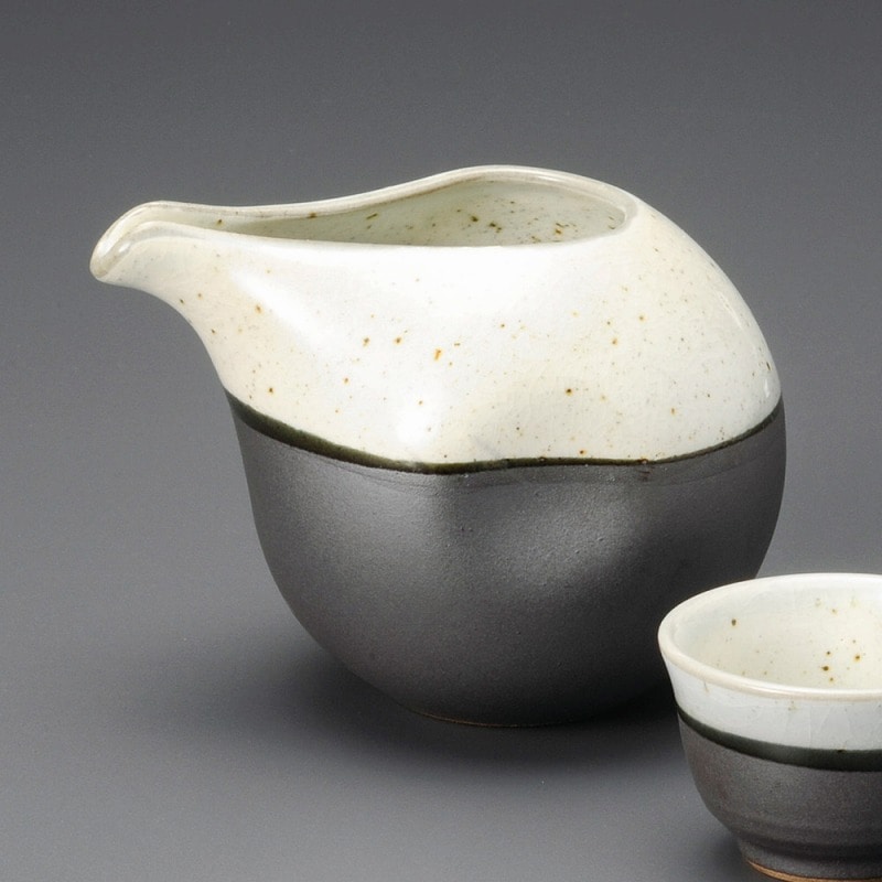 金正陶器 粉引南蛮丸型冷酒器 1個(ご注文単位1個)【直送品】