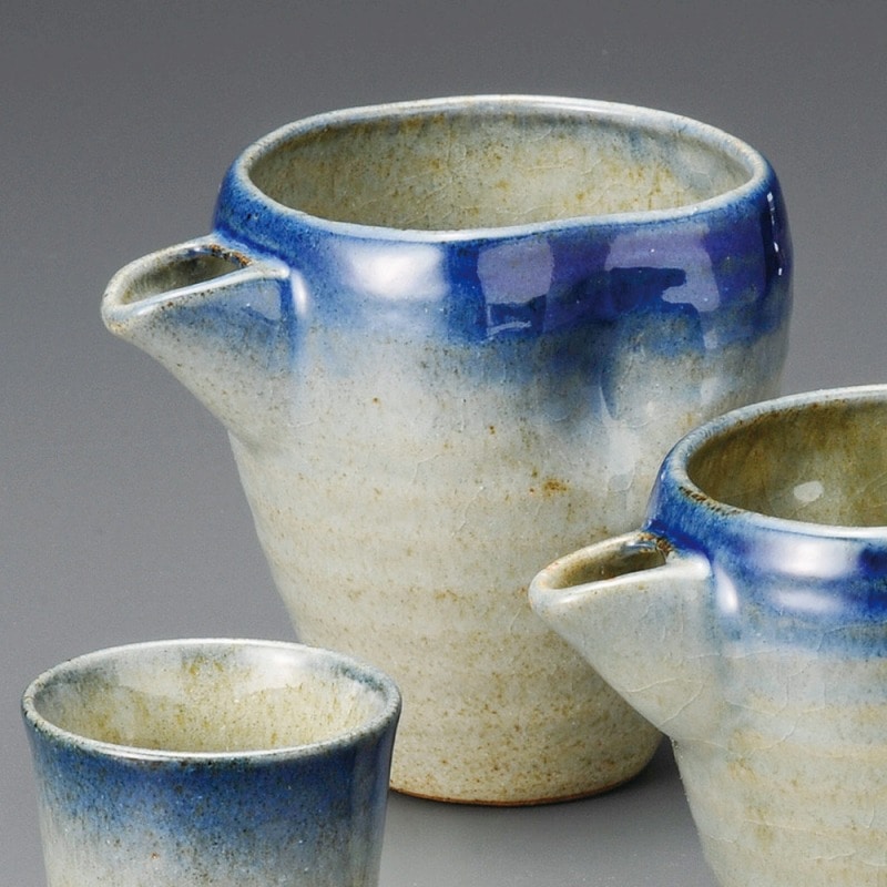 金正陶器 御深井紺冷酒器(大) 1個(ご注文単位1個)【直送品】