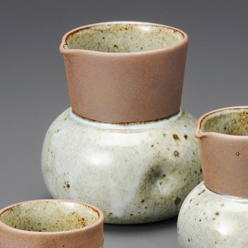 金正陶器 備前唐津冷酒器(大) 1個(ご注文単位1個)【直送品】