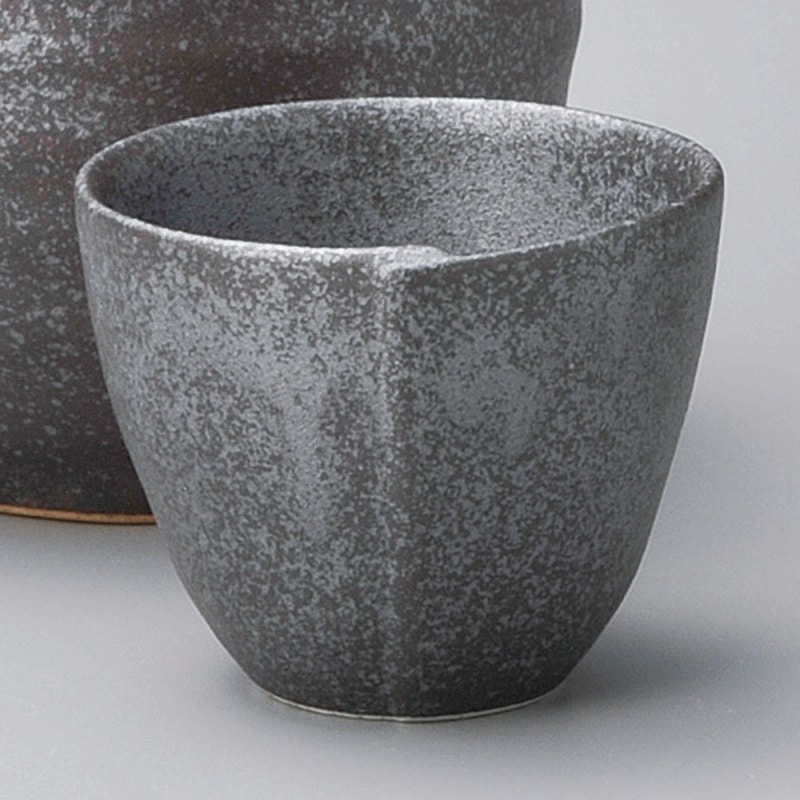 金正陶器 鉄ペーパーハス冷酒盃 1個(ご注文単位1個)【直送品】