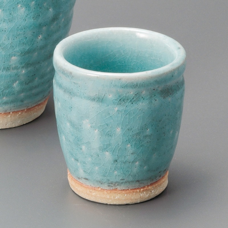 金正陶器 粉引ブルーぐい呑 1個(ご注文単位1個)【直送品】