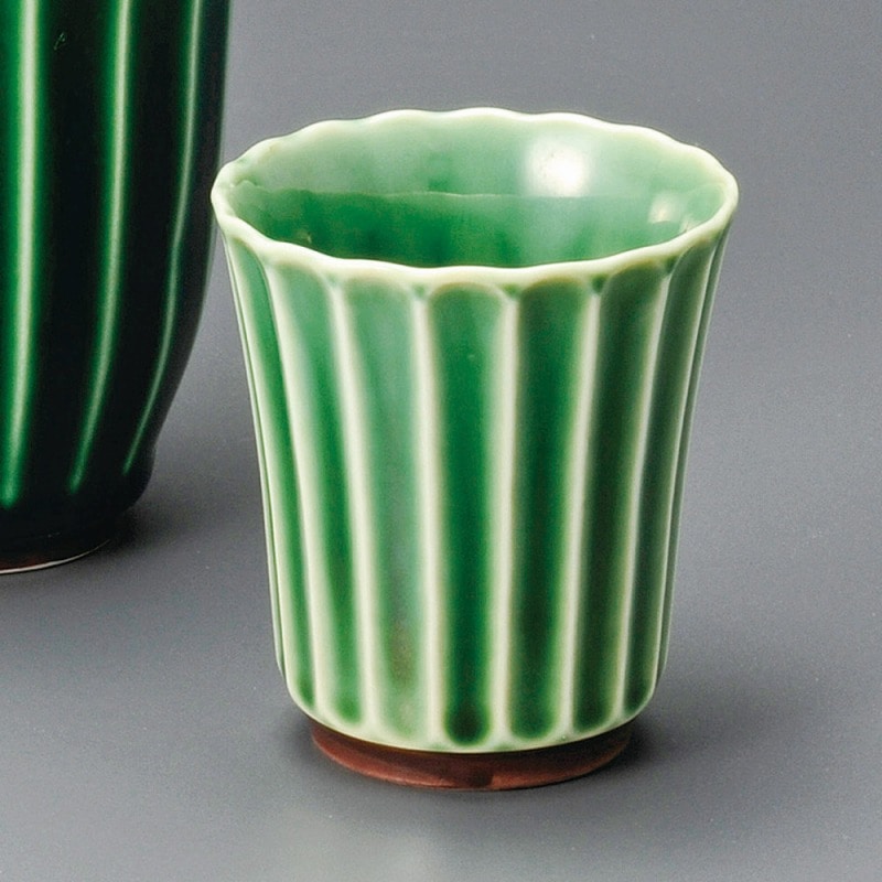 金正陶器 深緑霞カップ小 1個(ご注文単位1個)【直送品】