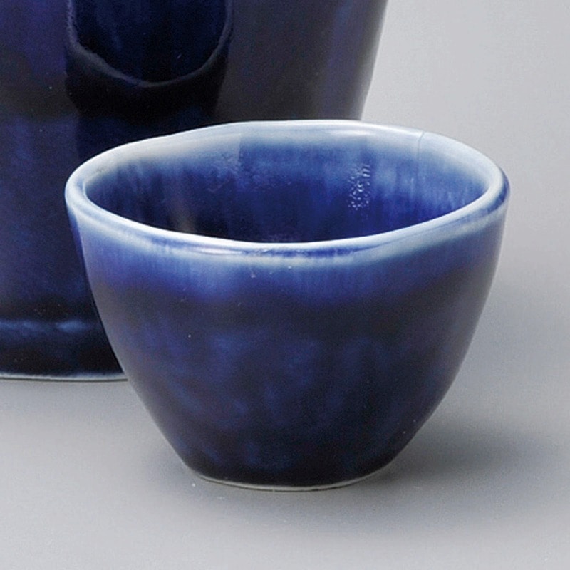 金正陶器 ルリ盃 1個(ご注文単位1個)【直送品】