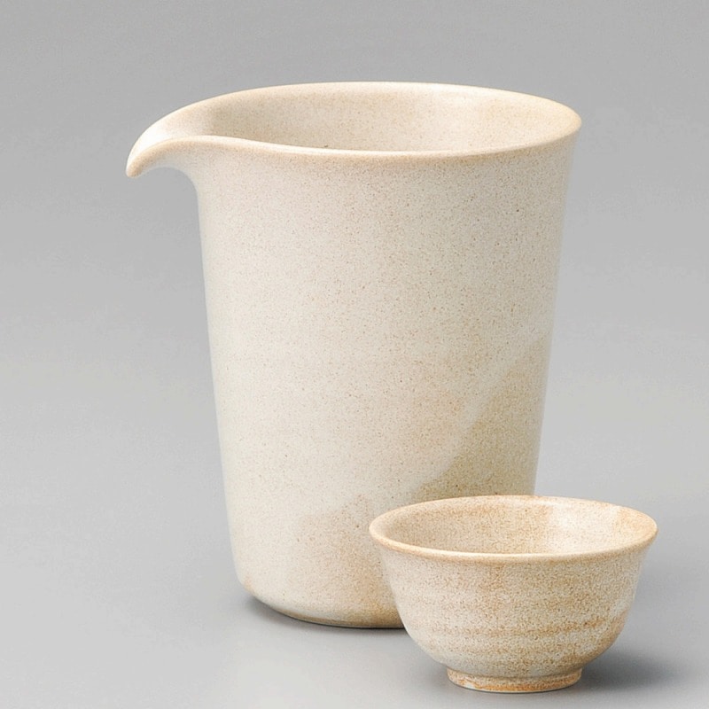金正陶器 粉引マットシェイプ冷酒器 1個(ご注文単位1個)【直送品】