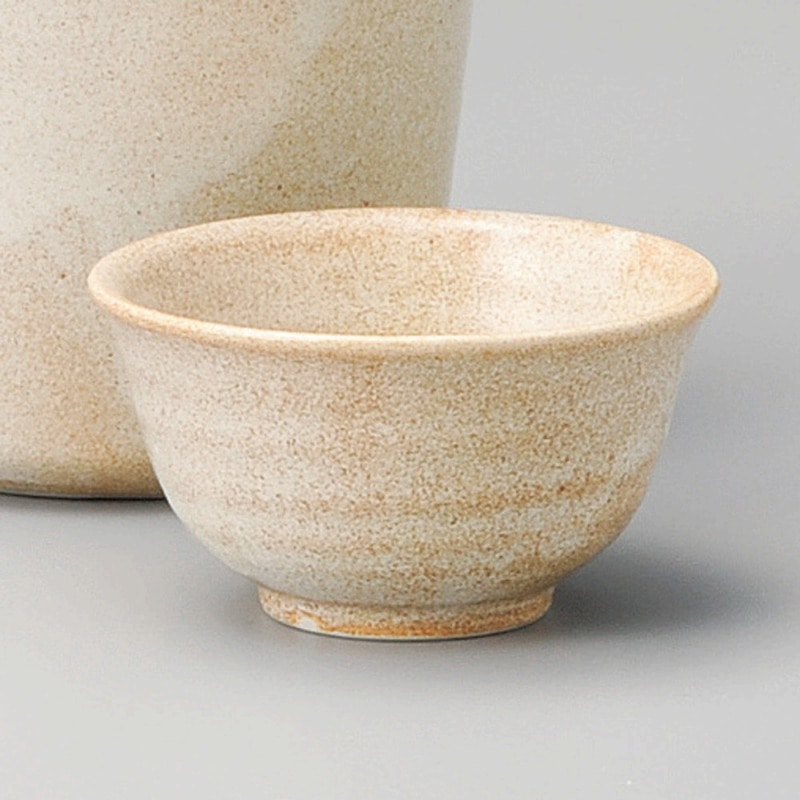 金正陶器 粉引マットシェイプぐい呑 1個(ご注文単位1個)【直送品】