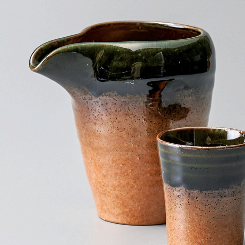 金正陶器 伊賀織部冷酒器(小) 1個(ご注文単位1個)【直送品】