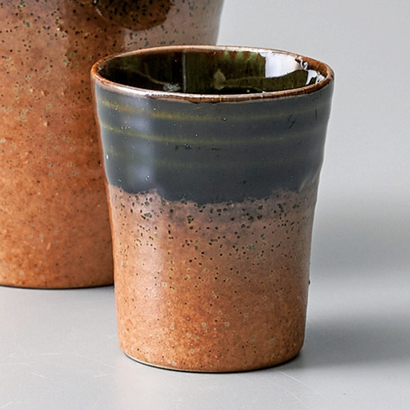 金正陶器 伊賀織部冷酒 盃 1個(ご注文単位1個)【直送品】