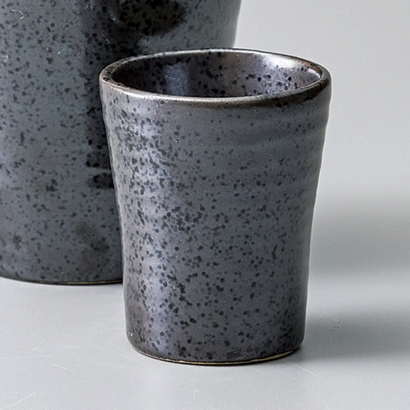 金正陶器 黒水晶冷酒 盃 1個(ご注文単位1個)【直送品】
