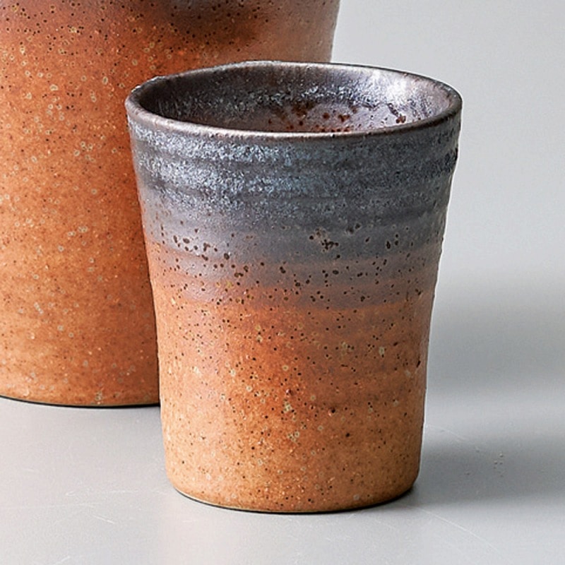 金正陶器 伊賀錆冷酒 盃 1個(ご注文単位1個)【直送品】