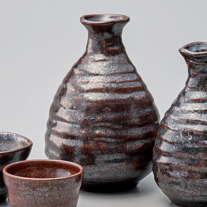 金正陶器 黒鉄2号徳利 1個(ご注文単位1個)【直送品】