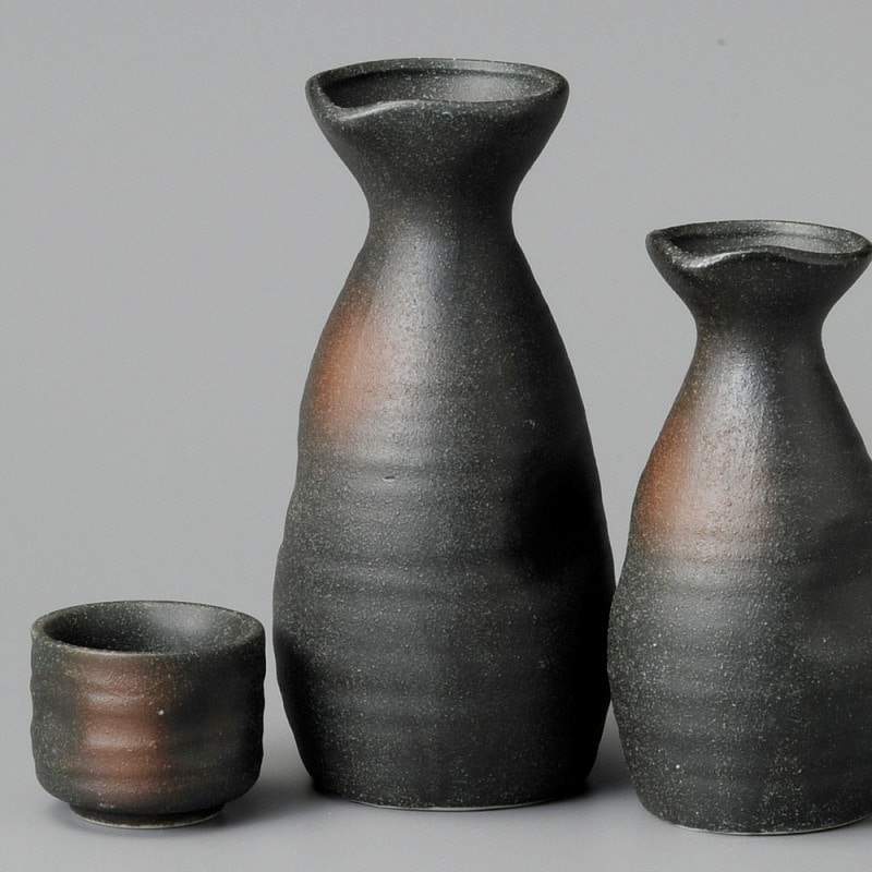 金正陶器 備前吹ペコ徳利(大) 1個(ご注文単位1個)【直送品】
