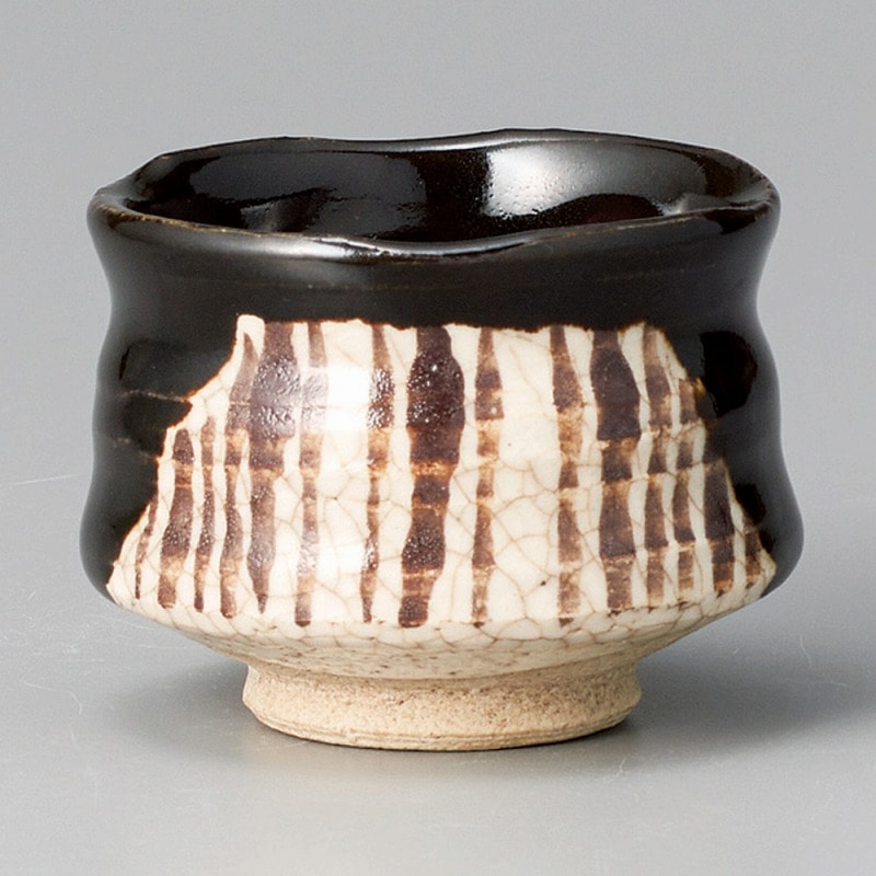 金正陶器 黒織部ぐい呑(手造り) 1個(ご注文単位1個)【直送品】