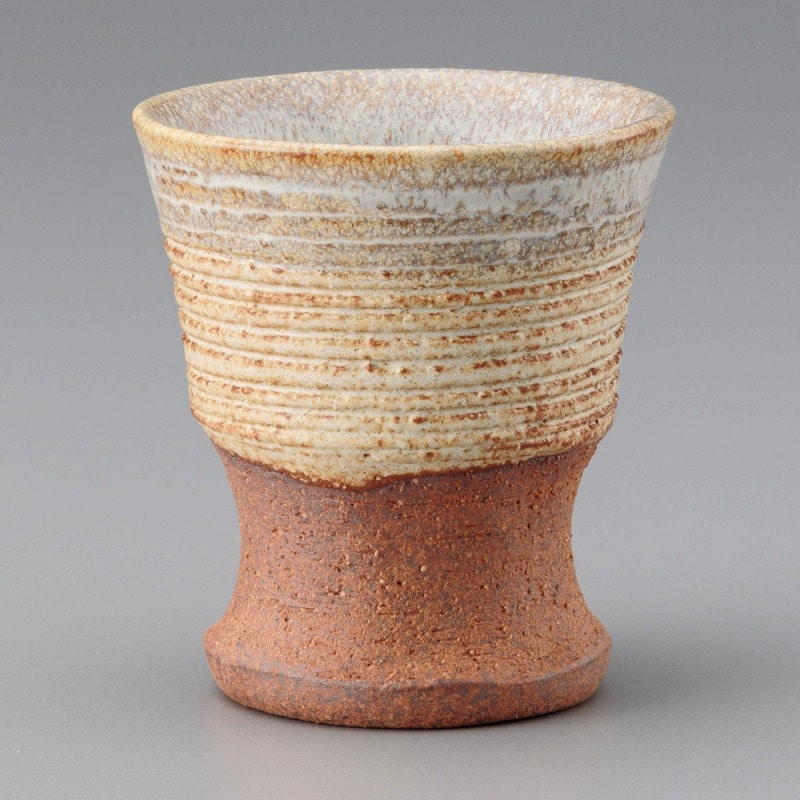 金正陶器 白結晶反コップ 1個(ご注文単位1個)【直送品】