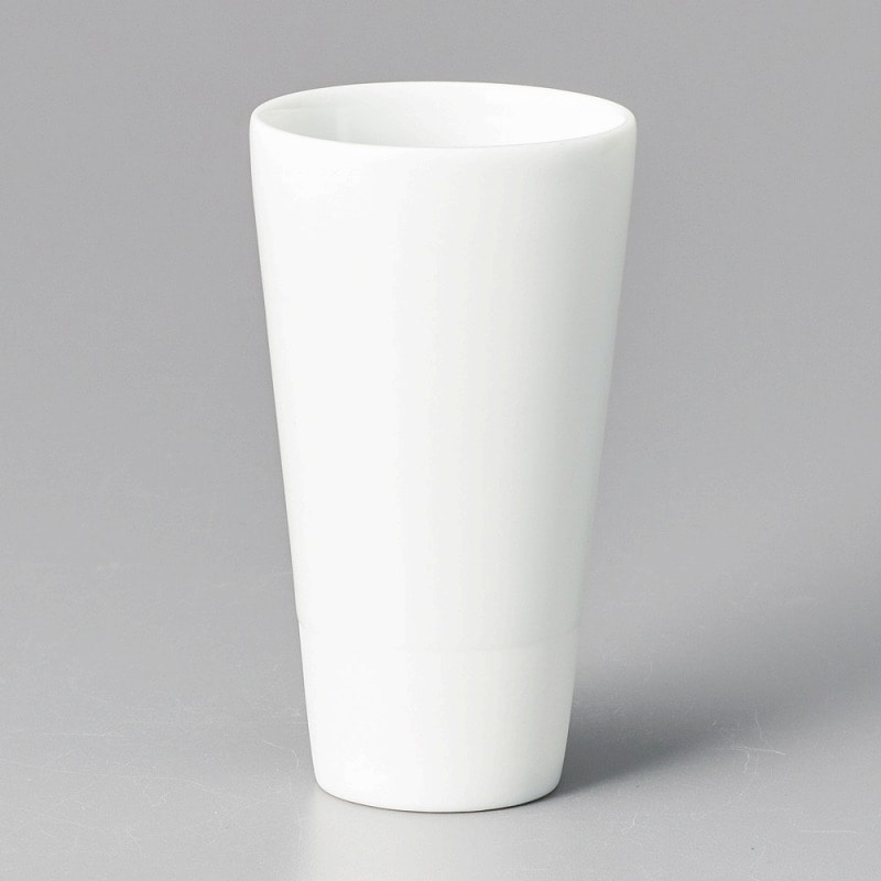 金正陶器 白磁一献盃ストレートミニ 1個(ご注文単位1個)【直送品】
