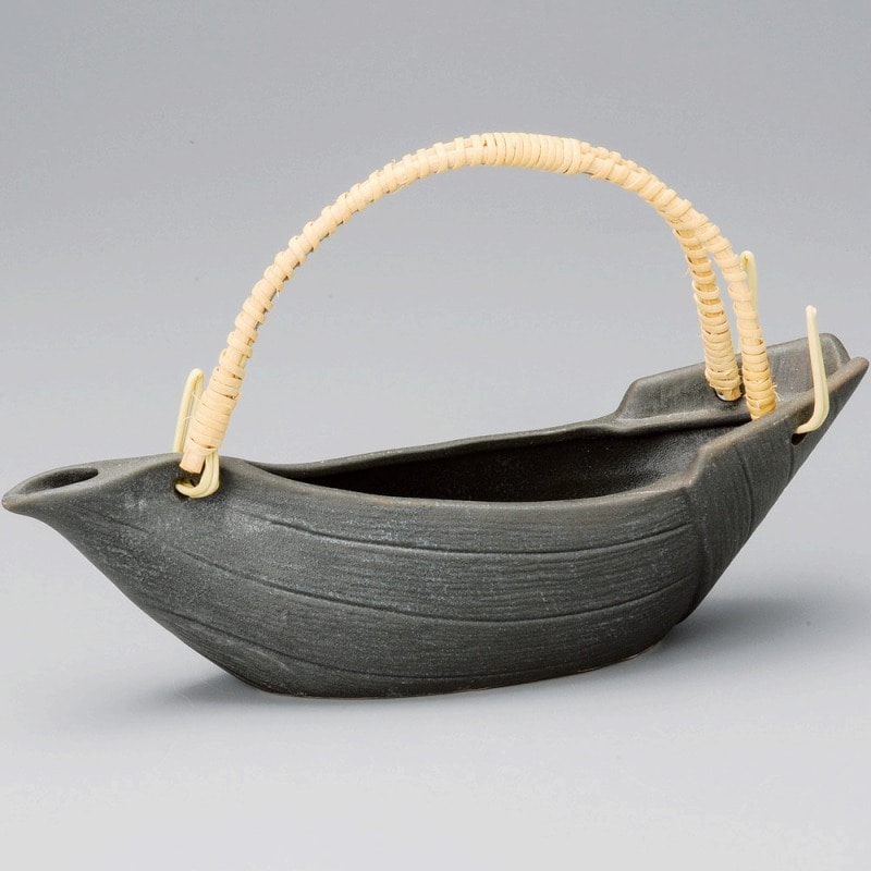 金正陶器 黒釉骨酒(直火不可) 1個(ご注文単位1個)【直送品】