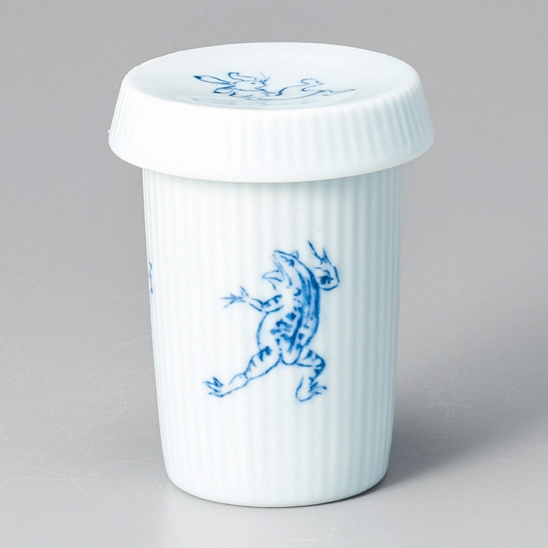 金正陶器 鳥獣戯画(相撲の図)ヒレ酒 1個(ご注文単位1個)【直送品】