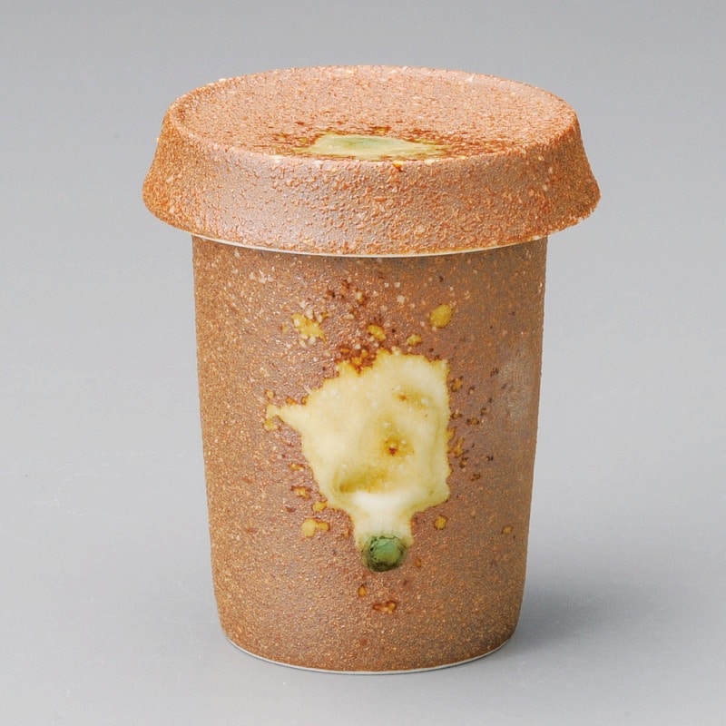 金正陶器 信楽ひれ酒(フタ付) 1個(ご注文単位1個)【直送品】