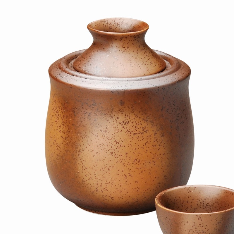 金正陶器 備前吹酒炯器(大)徳利付 1個(ご注文単位1個)【直送品】