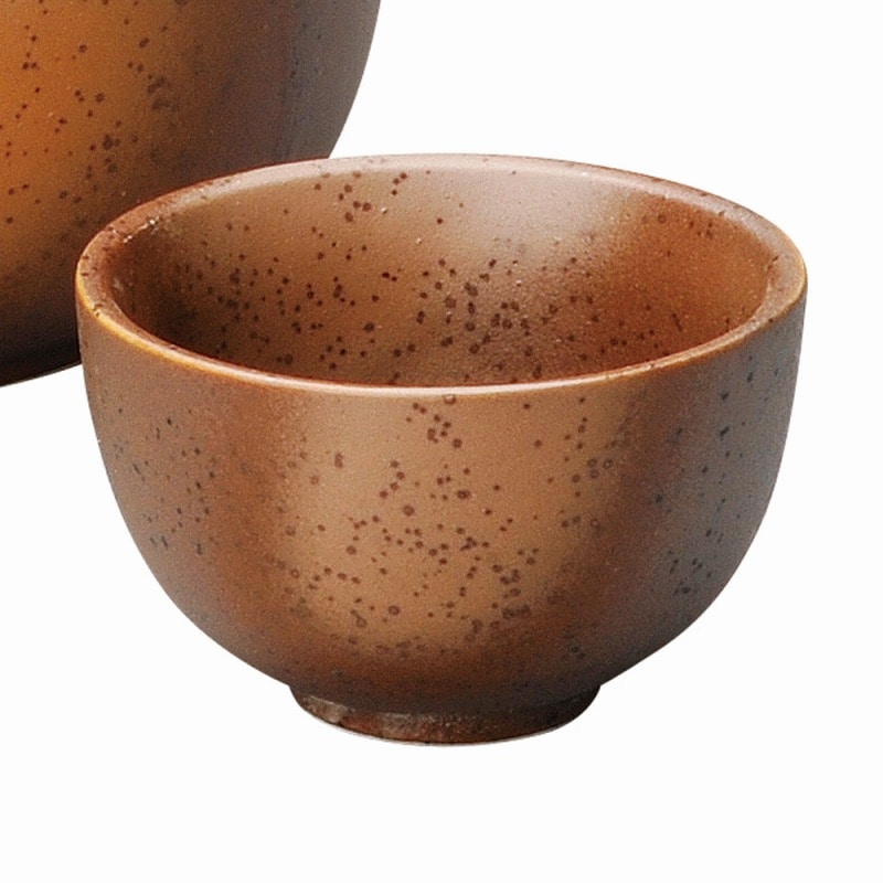 金正陶器 備前吹大丸グイ呑 1個(ご注文単位1個)【直送品】