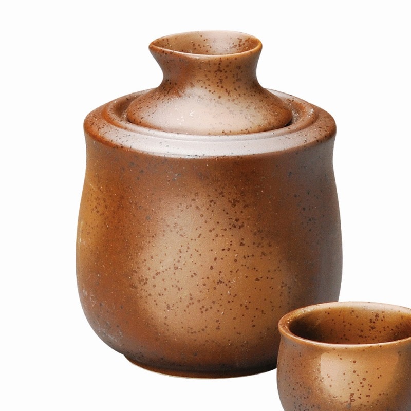 金正陶器 備前吹酒燗器(小)徳利付 1個(ご注文単位1個)【直送品】