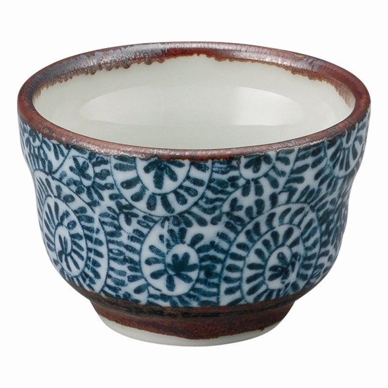 金正陶器 細たこ唐草ぐい呑 中 1個(ご注文単位1個)【直送品】