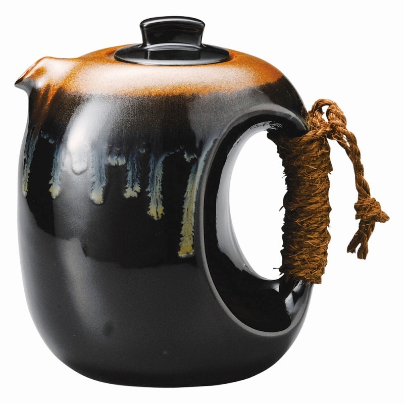 金正陶器 天目縄巻ポット7号 1個(ご注文単位1個)【直送品】