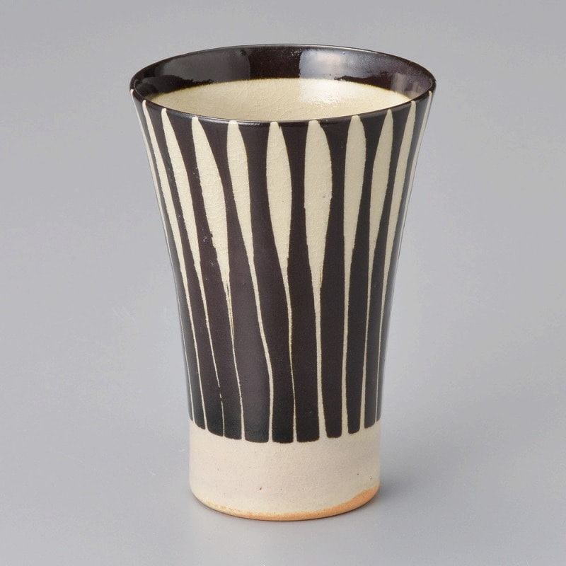 金正陶器 黒十草フリーカップ 1個(ご注文単位1個)【直送品】