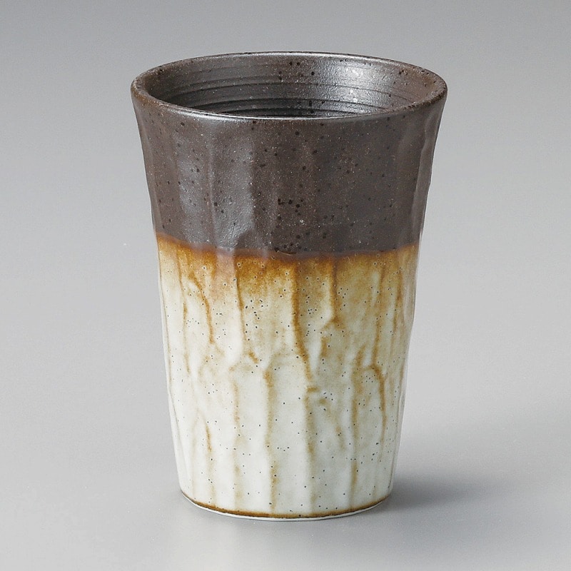 金正陶器 塗分け焼酎カップ(大) 1個(ご注文単位1個)【直送品】