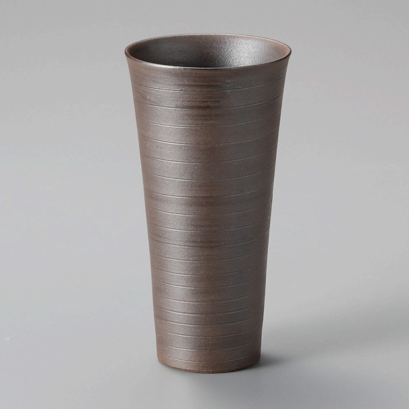 金正陶器 炭華ロングカップ(黒) 1個(ご注文単位1個)【直送品】
