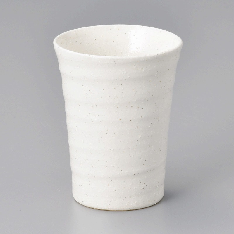 金正陶器 粉引班点白フリーカップ 1個(ご注文単位1個)【直送品】