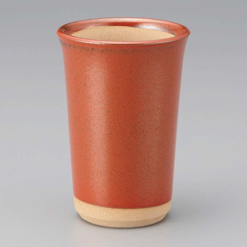 金正陶器 赤フリーカップ 1個(ご注文単位1個)【直送品】