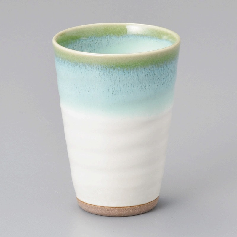 金正陶器 淡緑彩フリーカップ 1個(ご注文単位1個)【直送品】