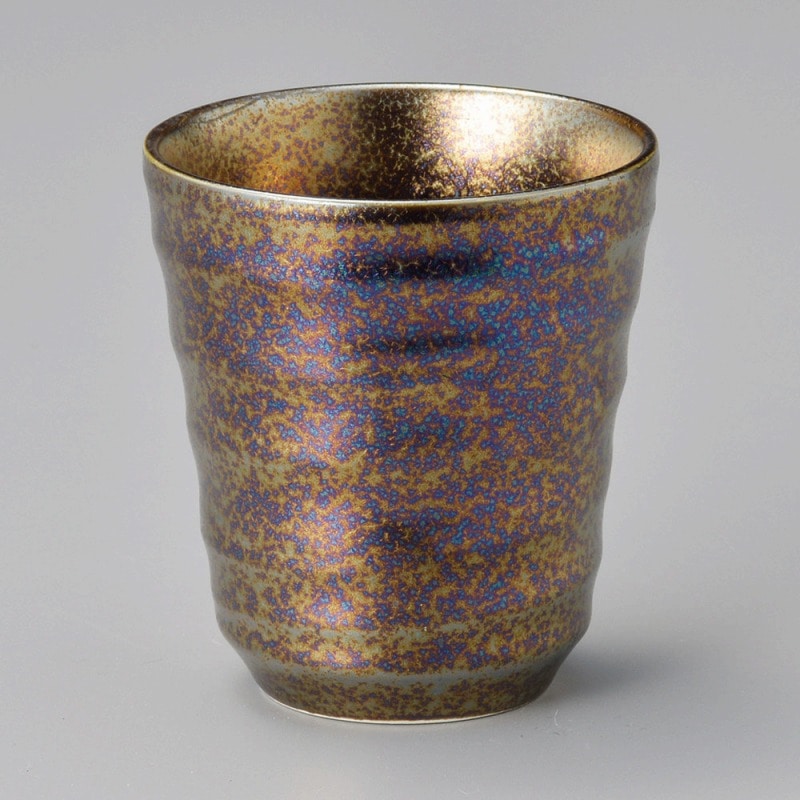 金正陶器 虹彩黒フリーカップ 1個(ご注文単位1個)【直送品】