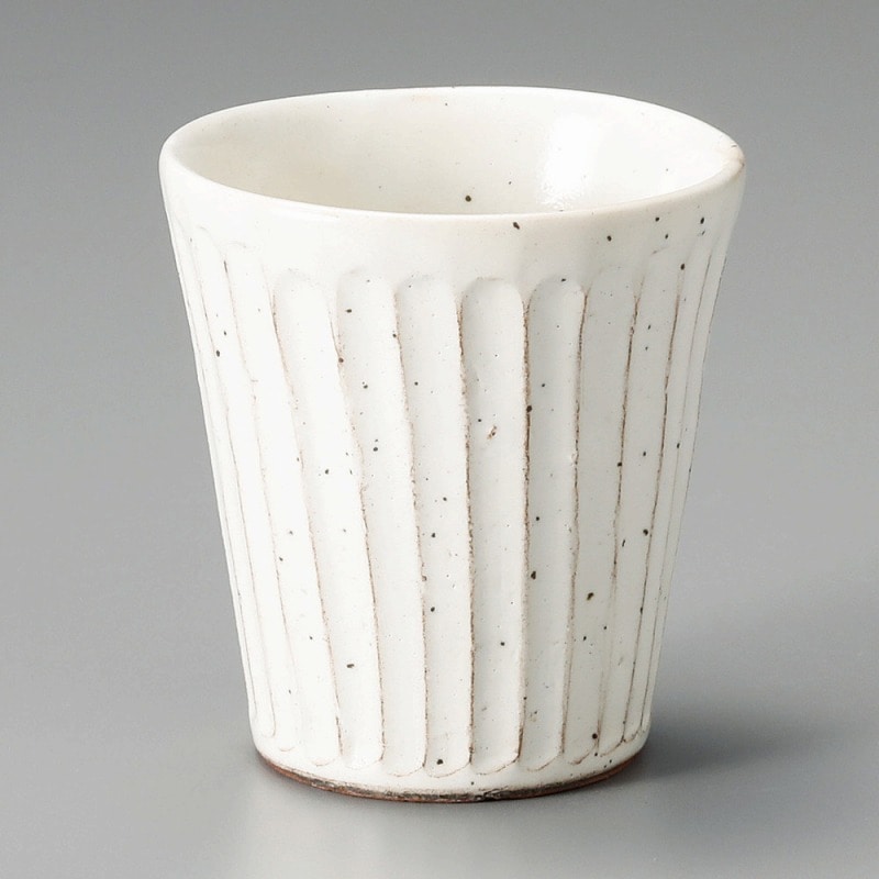 金正陶器 粉引そぎフリーカップ 1個(ご注文単位1個)【直送品】